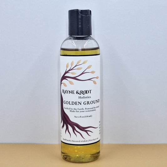 Golden Ground Body Oil | Meditation & Grounding Aromatherapy Oil