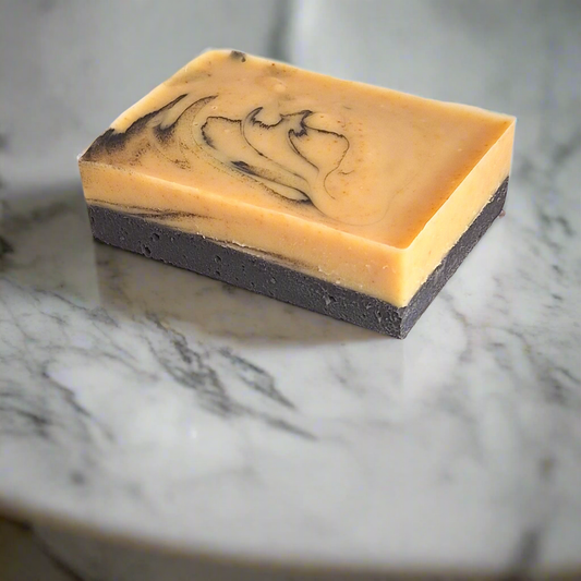 Turmeric + Charcoal Detox Soap | Purifying Cleansing Bar | 9-22-2025